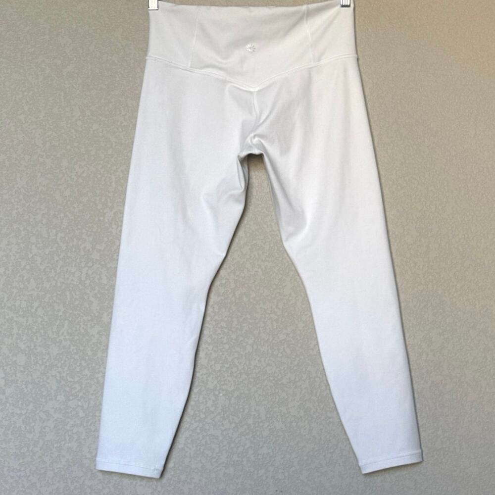 Athleta Ultra High Rise Elation 7/8 Tight Womens Size M Bright White Yoga EUC - Picture 4 of 8